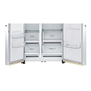 LG 626 л, Холодильник LG Side-by-Side, Инверторный Линейный компрессор, умный дом ThinQ, GC-B247SEUV