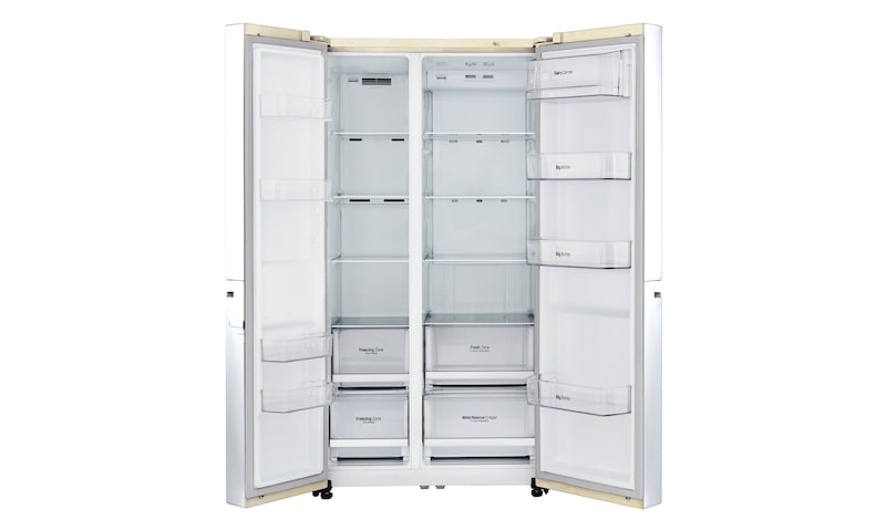 LG 626 л, Холодильник LG Side-by-Side, Инверторный Линейный компрессор, умный дом ThinQ, GC-B247SEUV