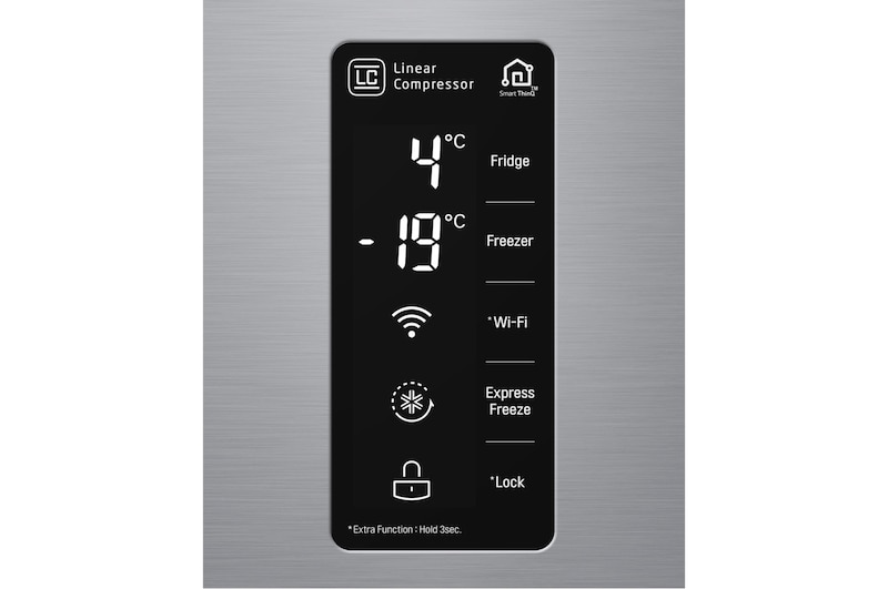 LG 626 л, Холодильник LG Side-by-Side, DoorCooling+, Инверторный Линейный компрессор, GC-B247SMDC
