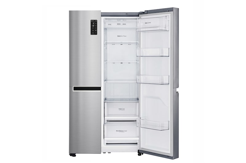 LG 626 л, Холодильник LG Side-by-Side, DoorCooling+, Инверторный Линейный компрессор, GC-B247SMDC