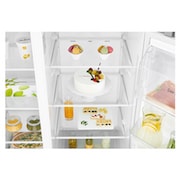 LG 626 л, Холодильник LG Side-by-Side, Инверторный Линейный компрессор, умный дом ThinQ, GC-B247SMUV