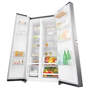 LG 626 л, Холодильник LG Side-by-Side, Инверторный Линейный компрессор, умный дом ThinQ, GC-B247SMUV