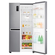 LG 626 л, Холодильник LG Side-by-Side, Инверторный Линейный компрессор, умный дом ThinQ, GC-B247SMUV