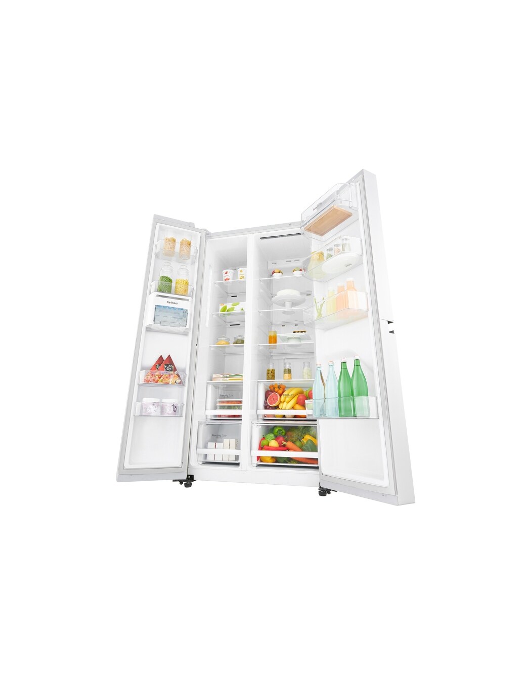 626 л, Холодильник LG Side-by-Side, DoorCooling+, Инверторный Линейный ...