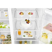 LG 626 л, Холодильник LG Side-by-Side, DoorCooling+, Инверторный Линейный компрессор, умный дом ThinQ , GC-B247SVDC