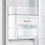LG 626 л, Холодильник LG Side-by-Side, DoorCooling+, Инверторный Линейный компрессор, умный дом ThinQ , GC-B247SVDC