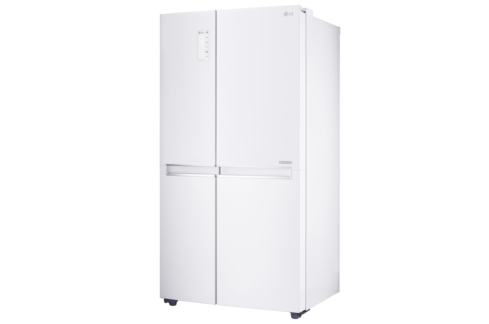 LG 626 л, Холодильник LG Side-by-Side, DoorCooling+, Инверторный Линейный компрессор, умный дом ThinQ , GC-B247SVDC