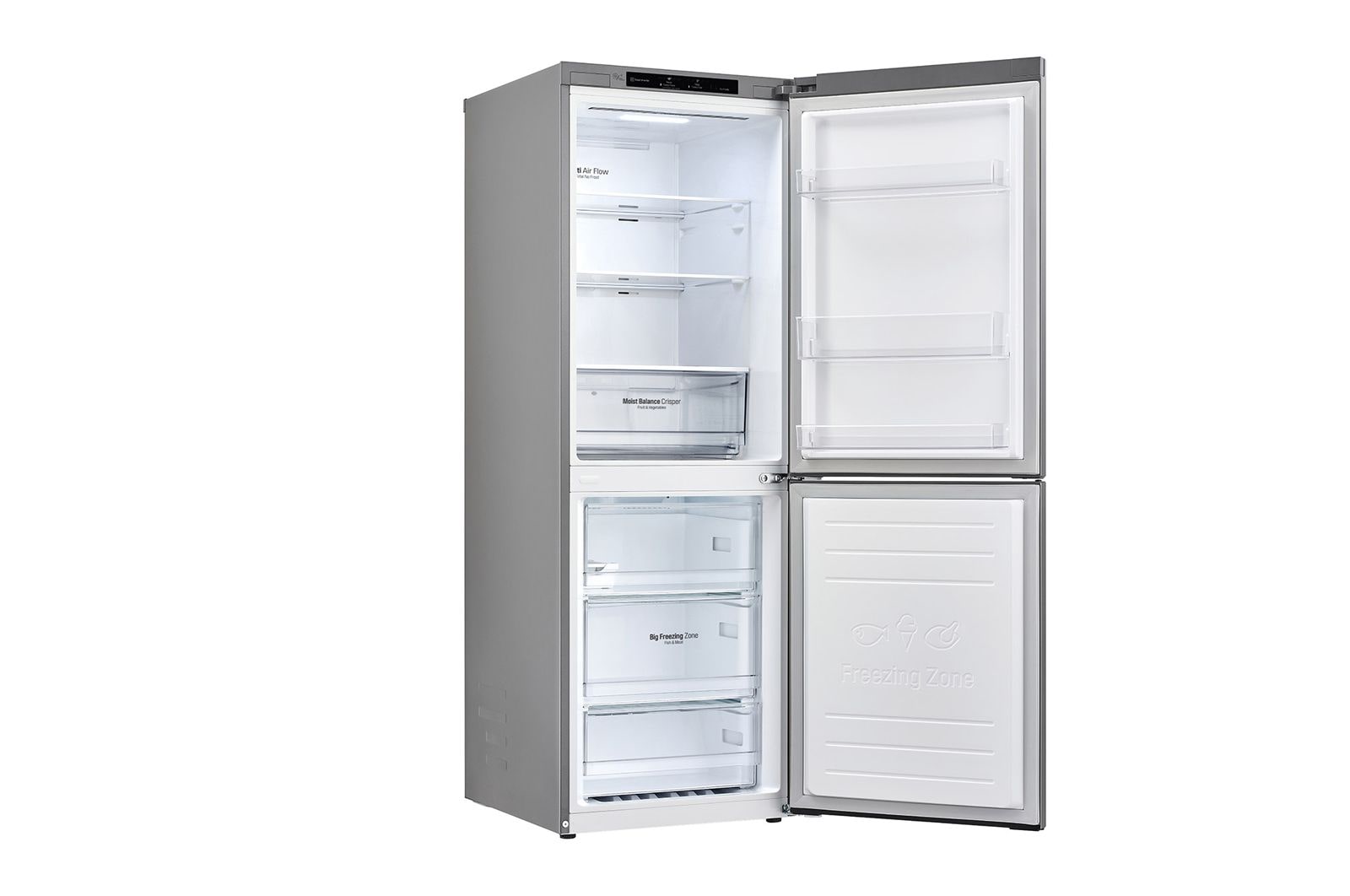 LG Холодильник GC-B399SMCL LG DoorCooling+™ с нижней морозильной камерой 306л, GC-B399SMCL
