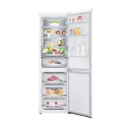 LG 341 л, Холодильник LG DoorCooling<sup>+</sup> с нижней морозильной камерой, Смарт Инверторный компрессор, GC-B459SQUM