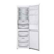 LG 341 л, Холодильник LG DoorCooling<sup>+</sup> с нижней морозильной камерой, Смарт Инверторный компрессор, GC-B459SQUM