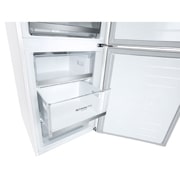 LG 341 л, Холодильник LG DoorCooling<sup>+</sup> с нижней морозильной камерой, Смарт Инверторный компрессор, GC-B459SQUM