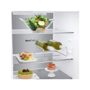 LG 341 л, Холодильник LG DoorCooling<sup>+</sup> с нижней морозильной камерой, Смарт Инверторный компрессор, GC-B459SQUM