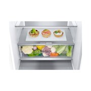 LG 341 л, Холодильник LG DoorCooling<sup>+</sup> с нижней морозильной камерой, Смарт Инверторный компрессор, GC-B459SQUM