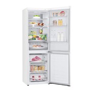 LG 341 л, Холодильник LG DoorCooling<sup>+</sup> с нижней морозильной камерой, Смарт Инверторный компрессор, GC-B459SQUM
