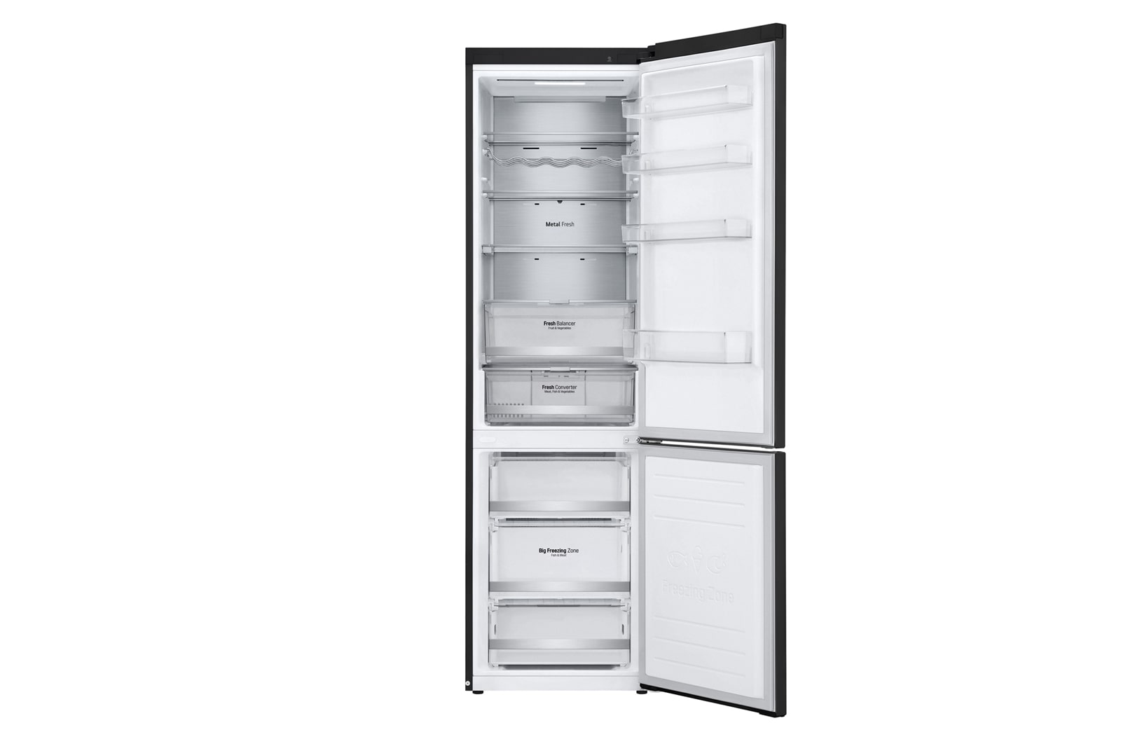 LG Холодильник GC-B509SBUM LG DoorCooling+ с нижней морозильной камерой 384 л, GC-B509SBUM