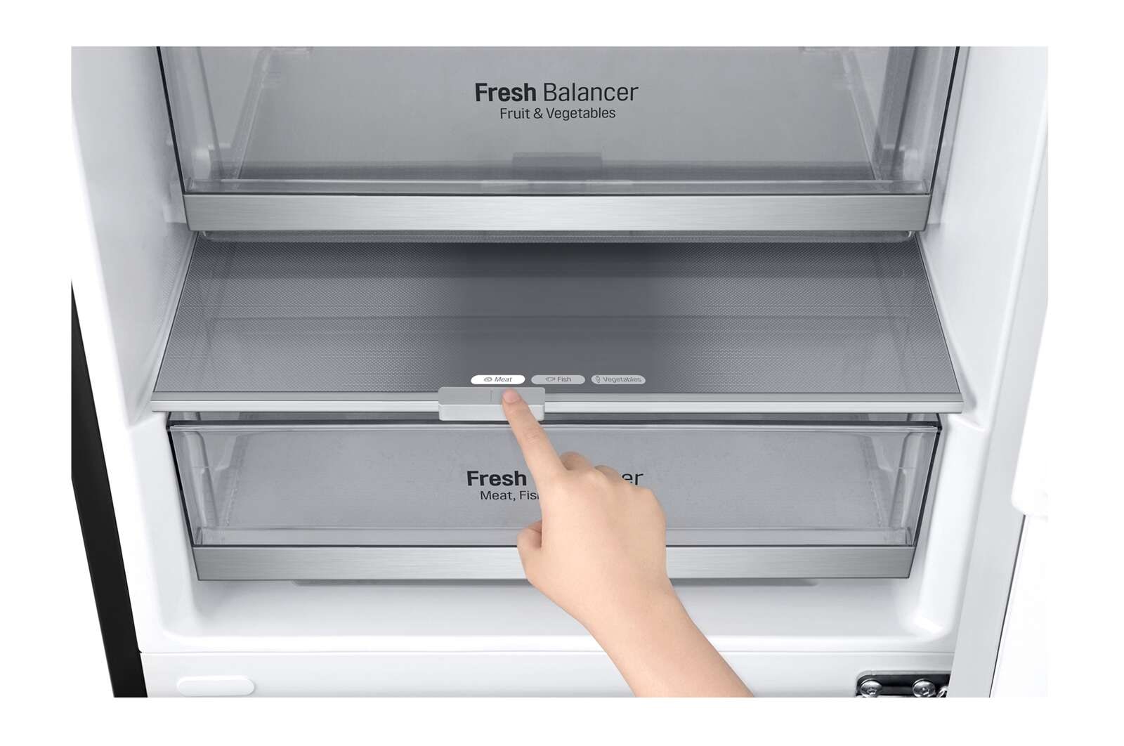 LG Холодильник GC-B509SBUM LG DoorCooling+ с нижней морозильной камерой 384 л, GC-B509SBUM
