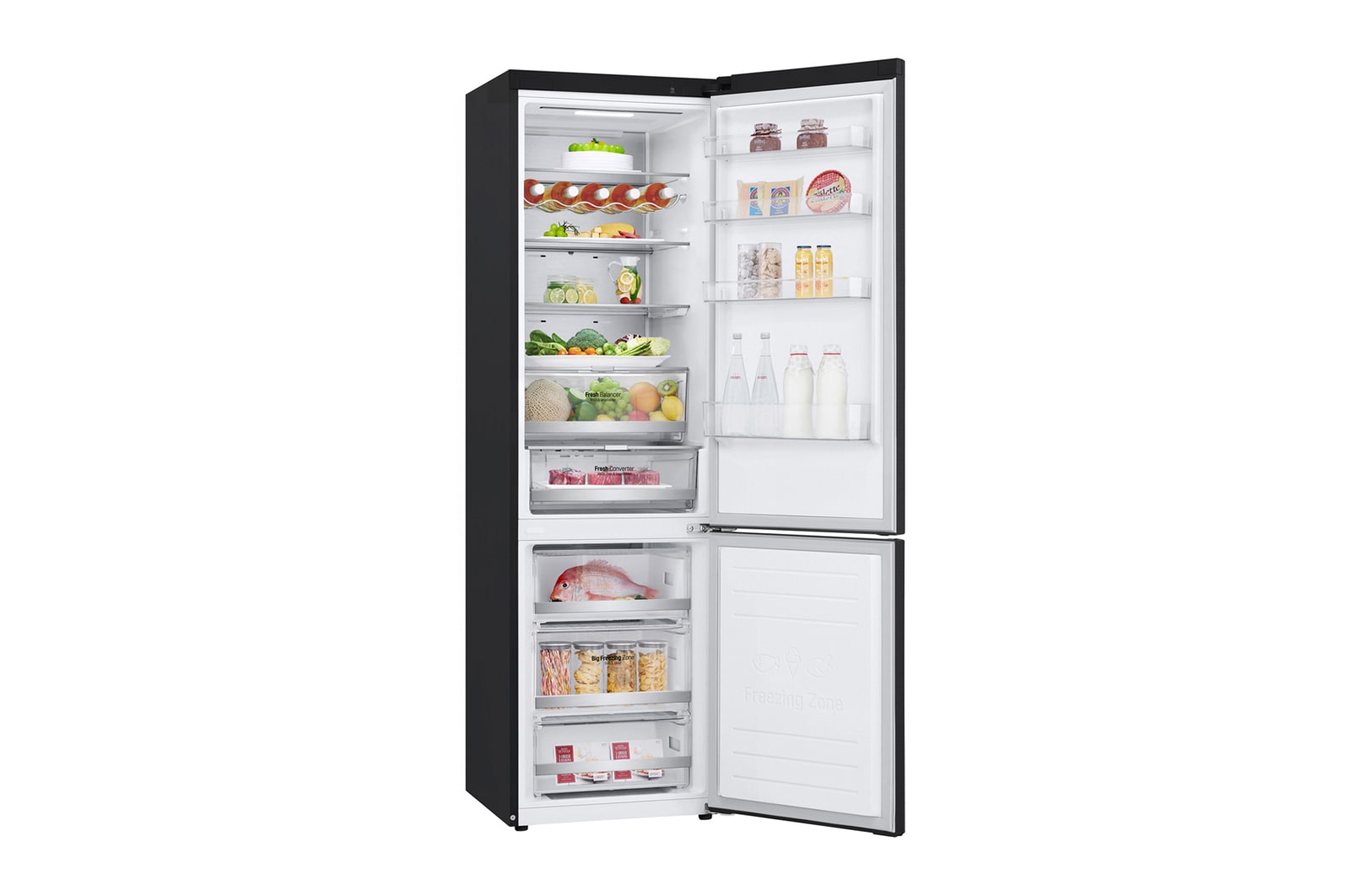 LG Холодильник GC-B509SBUM LG DoorCooling+ с нижней морозильной камерой 384 л, GC-B509SBUM