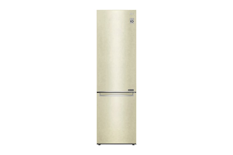 Вид Холодильник GC-B509SECL LG DoorCooling+ с нижней морозильной камерой 384 л спереди