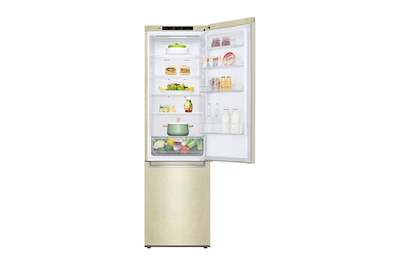 LG Холодильник GC-B509SECL LG DoorCooling+ с нижней морозильной камерой 384 л, GC-B509SECL