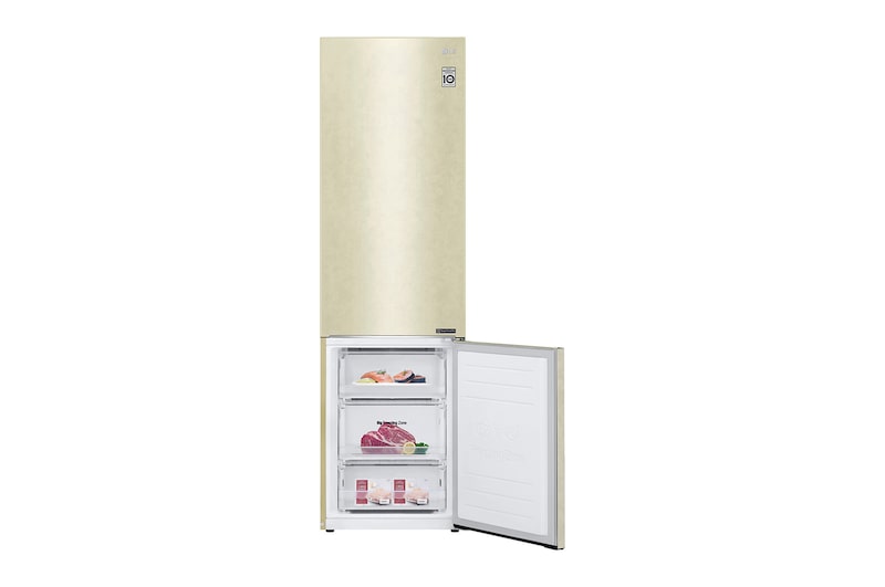 LG Холодильник GC-B509SECL LG DoorCooling+ с нижней морозильной камерой 384 л, GC-B509SECL