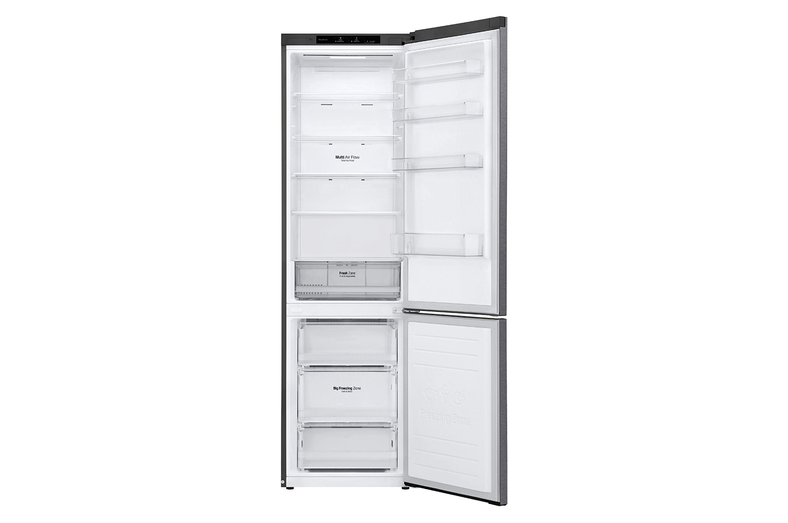 LG Холодильник GC-B509SLCL LG DoorCooling⁺ с нижней морозильной камерой, 384 л, GC-B509SLCL