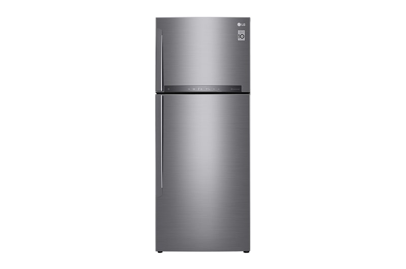 LG 438 л, Холодильник LG с верхней морозильной камерой, DoorCooling+, фильтр HygieneFresh+, GC-H502HMHZ
