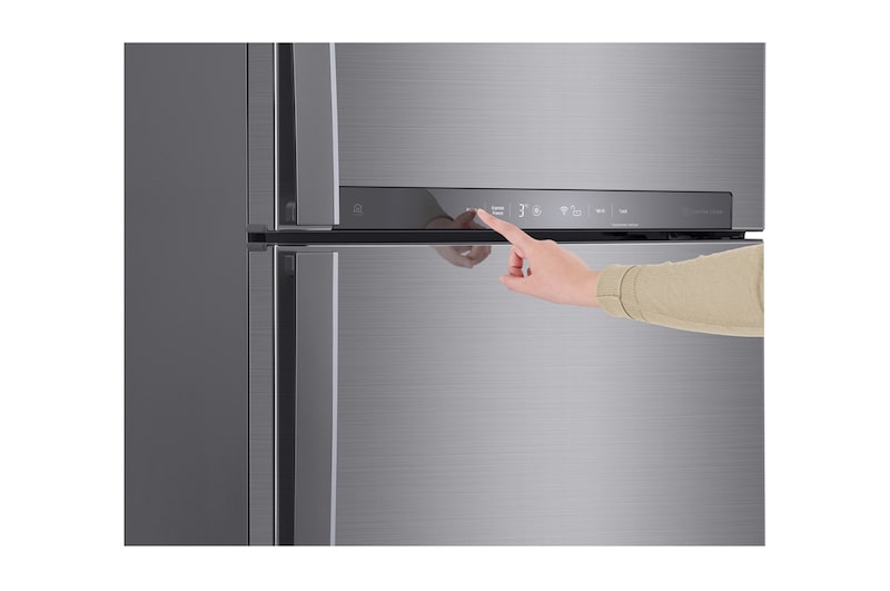 LG 438 л, Холодильник LG с верхней морозильной камерой, DoorCooling+, фильтр HygieneFresh+, GC-H502HMHZ