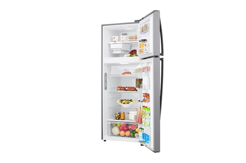 LG 438 л, Холодильник LG с верхней морозильной камерой, DoorCooling+, фильтр HygieneFresh+, GC-H502HMHZ