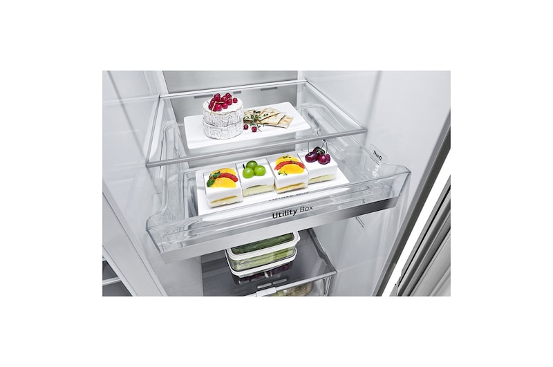 LG Холодильник LG GC-J257CAEC Side-by-Side на 617 л, GC-J257CAEC