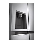 LG 611 л, Холодильник LG Side-by-Side, DoorCooling+™, диспенсер для воды и льда, GC-J257SMSC