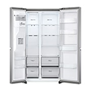 LG 611 л, Холодильник LG Side-by-Side, DoorCooling+™, диспенсер для воды и льда, GC-J257SMSC