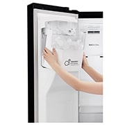 LG 601 л, Холодильник LG Side-by-Side, DoorCooling<sup>+TM</sup>, Инверторный Линейный компрессор, умный дом ThinQ, GC-L247CBDC