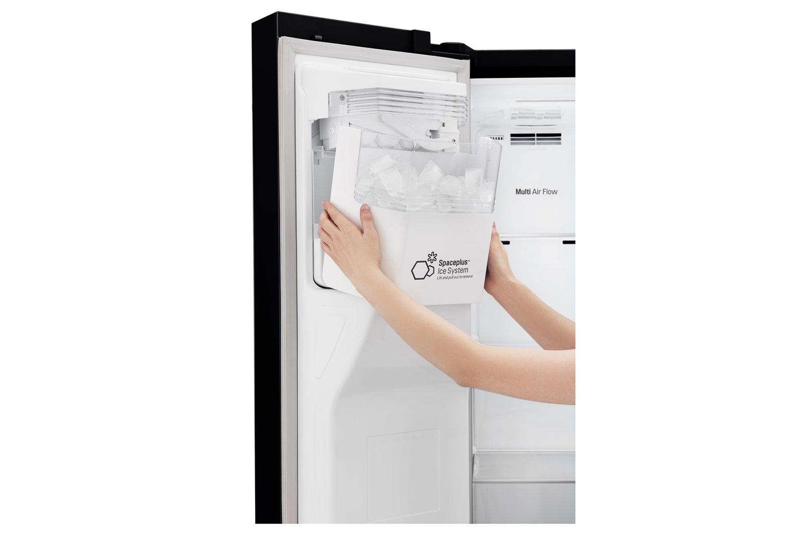 LG 601 л, Холодильник LG Side-by-Side, DoorCooling<sup>+TM</sup>, Инверторный Линейный компрессор, умный дом ThinQ, GC-L247CBDC