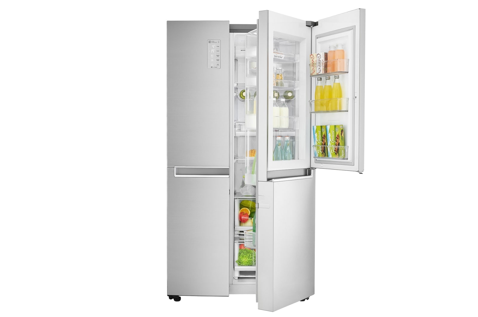 LG 626 л, Холодильник LG Door-in-Door, Инверторный Линейный компрессор, умный дом ThinQ, GC-M247CABV