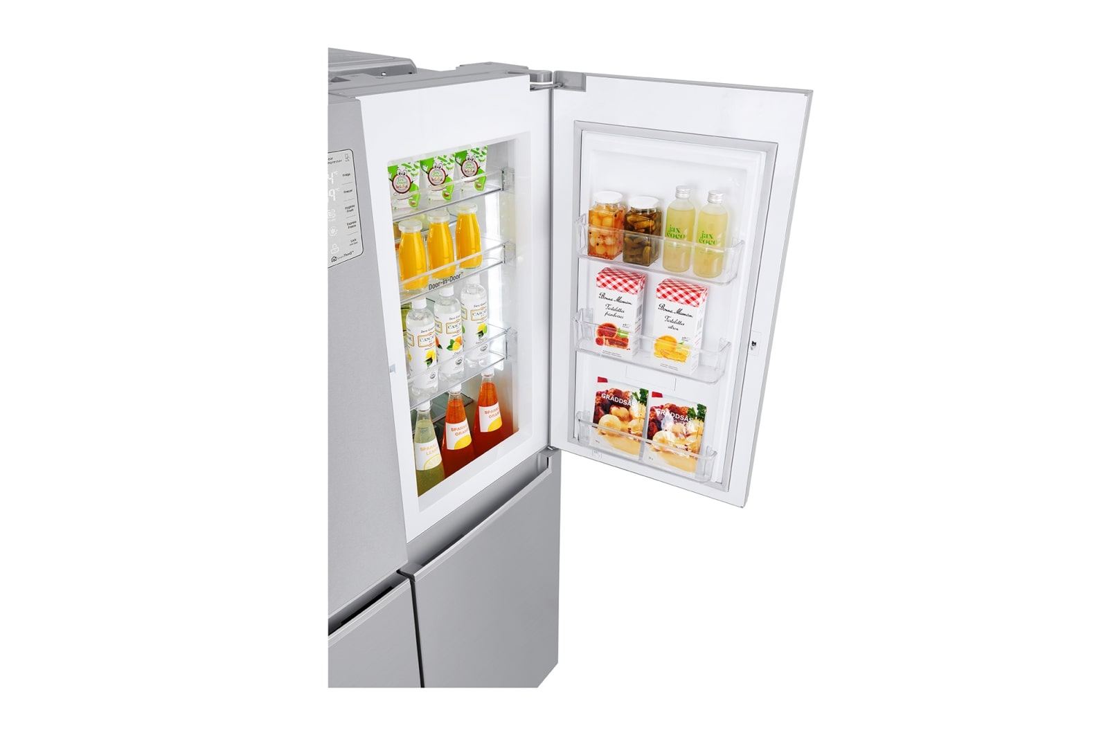 LG 626 л, Холодильник LG Door-in-Door, Инверторный Линейный компрессор, умный дом ThinQ, GC-M247CABV