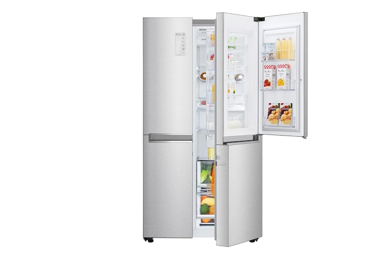 LG 626 л, Холодильник LG Door-in-Door, Инверторный Линейный компрессор, умный дом ThinQ, GC-M247CADC