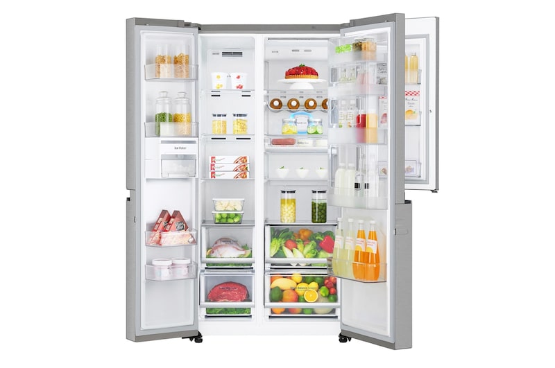 LG 626 л, Холодильник LG Door-in-Door, Инверторный Линейный компрессор, умный дом ThinQ, GC-M247CADC