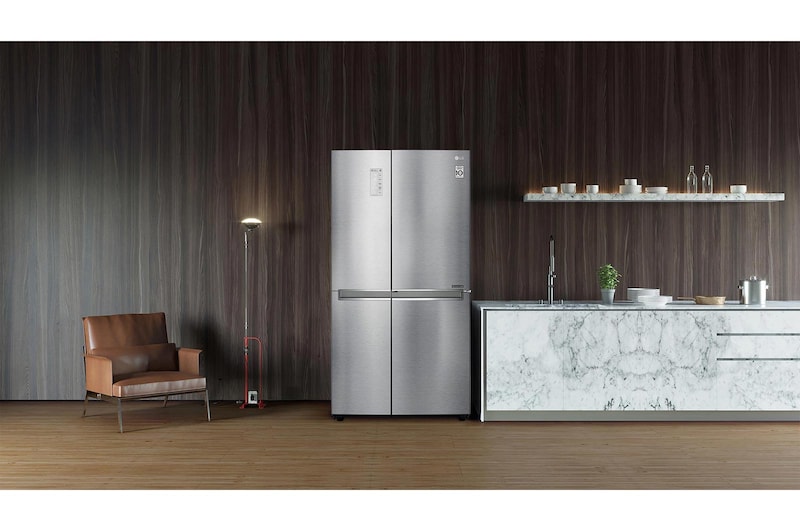 LG 626 л, Холодильник LG Door-in-Door, Инверторный Линейный компрессор, умный дом ThinQ, GC-M247CADC