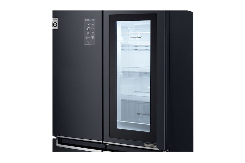 LG Многодверный холодильник LG GC-Q22FTBKL InstaView Door-In-Door на 458 л, GC-Q22FTBKL