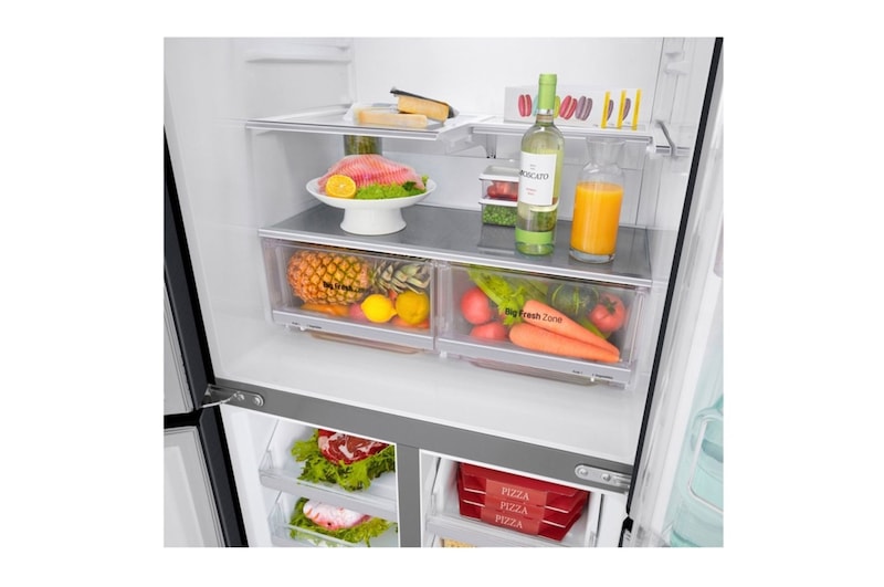 LG Многодверный холодильник LG GC-Q22FTBKL InstaView Door-In-Door на 458 л, GC-Q22FTBKL