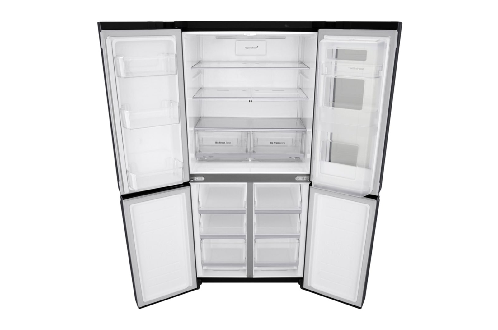 LG Многодверный холодильник LG GC-Q22FTBKL InstaView Door-In-Door на 458 л, GC-Q22FTBKL