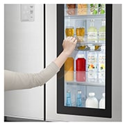 LG 626 л, Холодильник LG InstaView Door-in-Door, Инверторный Линейный компрессор, FreshBalancer, GC-Q247CABV