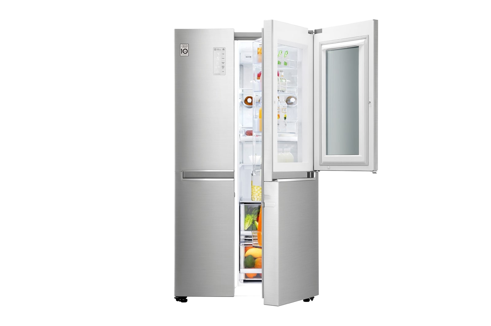 LG 626 л, Холодильник LG InstaView Door-in-Door, Инверторный Линейный компрессор, FreshBalancer, GC-Q247CABV