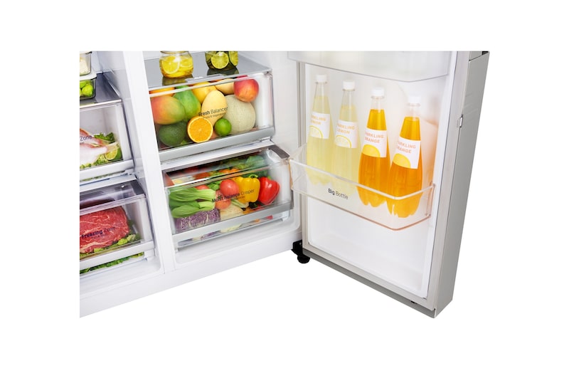 LG 626 л, Холодильник LG InstaView Door-in-Door, Инверторный Линейный компрессор, FreshBalancer, GC-Q247CABV