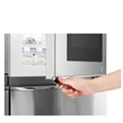 LG 626 л, Холодильник LG InstaView Door-in-Door, DoorCooling+, Инверторный Линейный компрессор, ThinQ, GC-Q247CADC