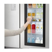 LG 626 л, Холодильник LG InstaView Door-in-Door, DoorCooling+, Инверторный Линейный компрессор, ThinQ, GC-Q247CADC