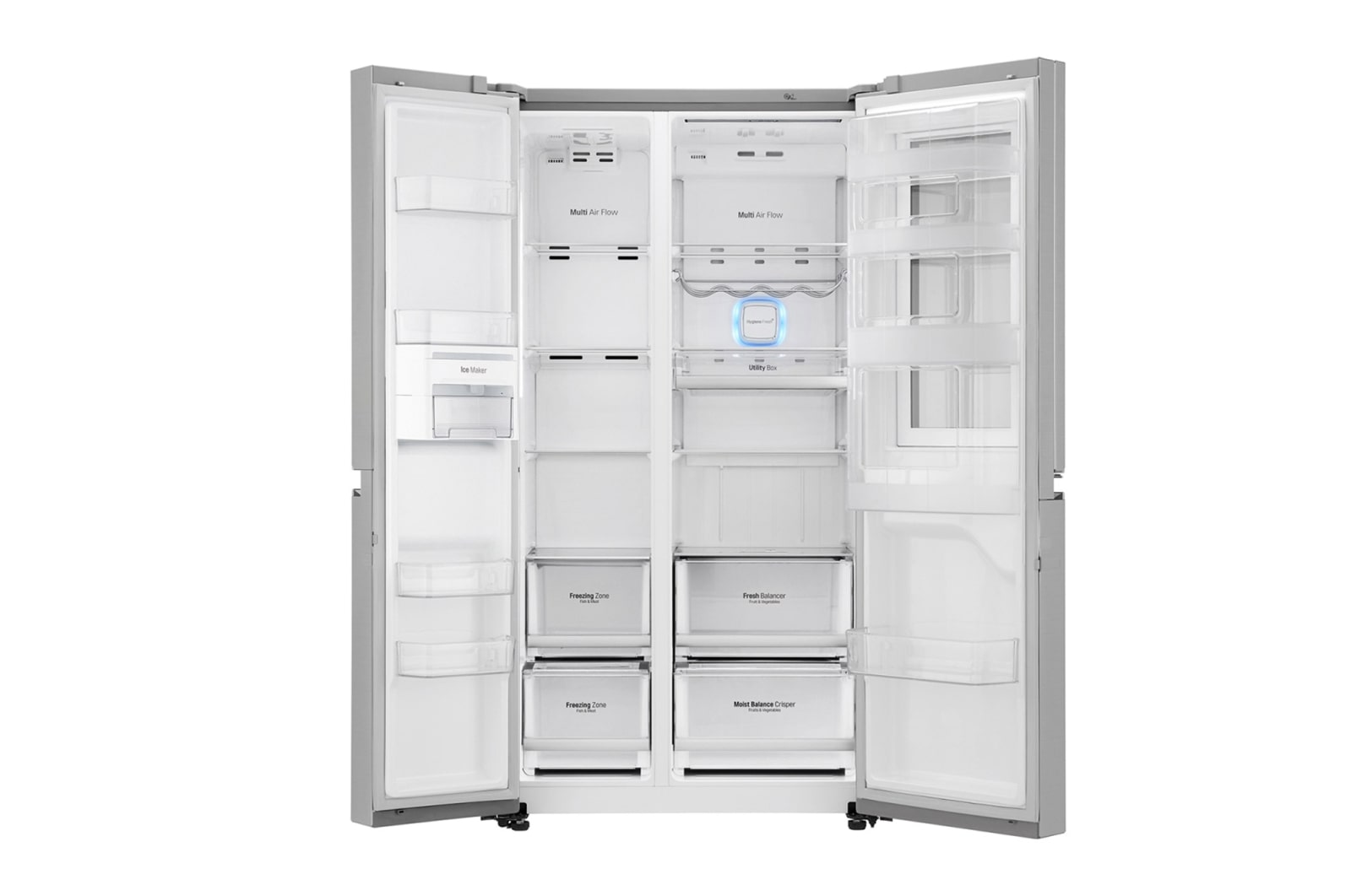 LG 626 л, Холодильник LG InstaView Door-in-Door, DoorCooling+, Инверторный Линейный компрессор, ThinQ, GC-Q247CADC