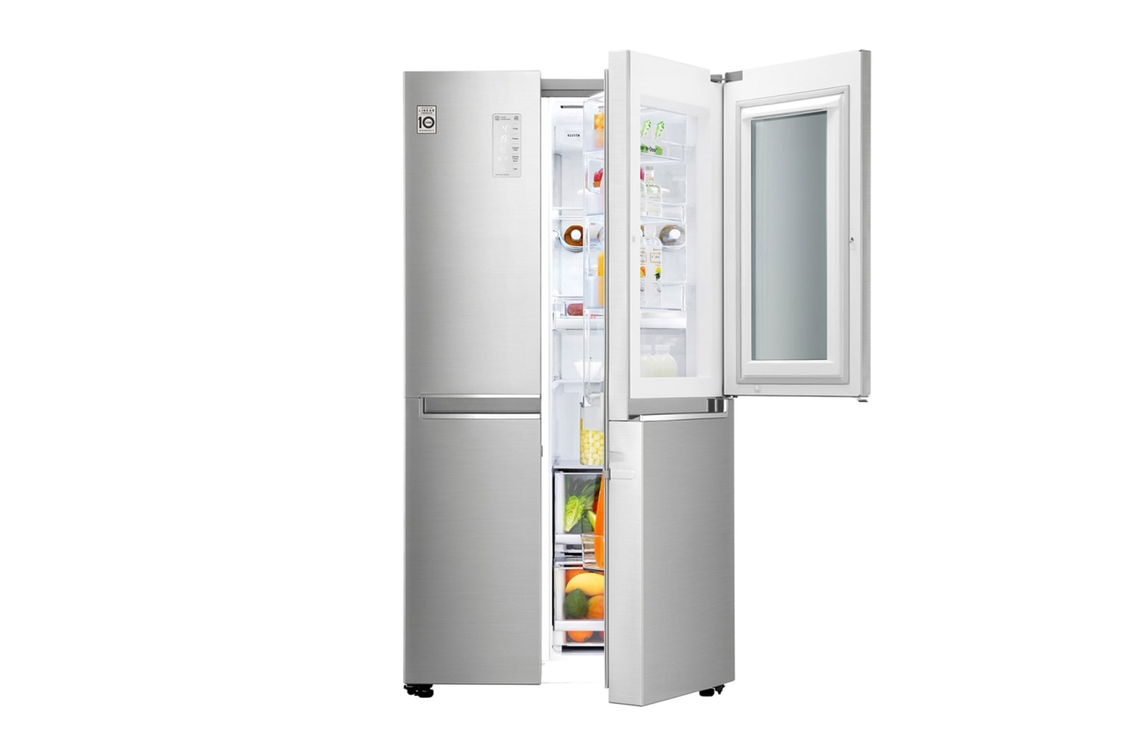 LG 626 л, Холодильник LG InstaView Door-in-Door, DoorCooling+, Инверторный Линейный компрессор, ThinQ, GC-Q247CADC