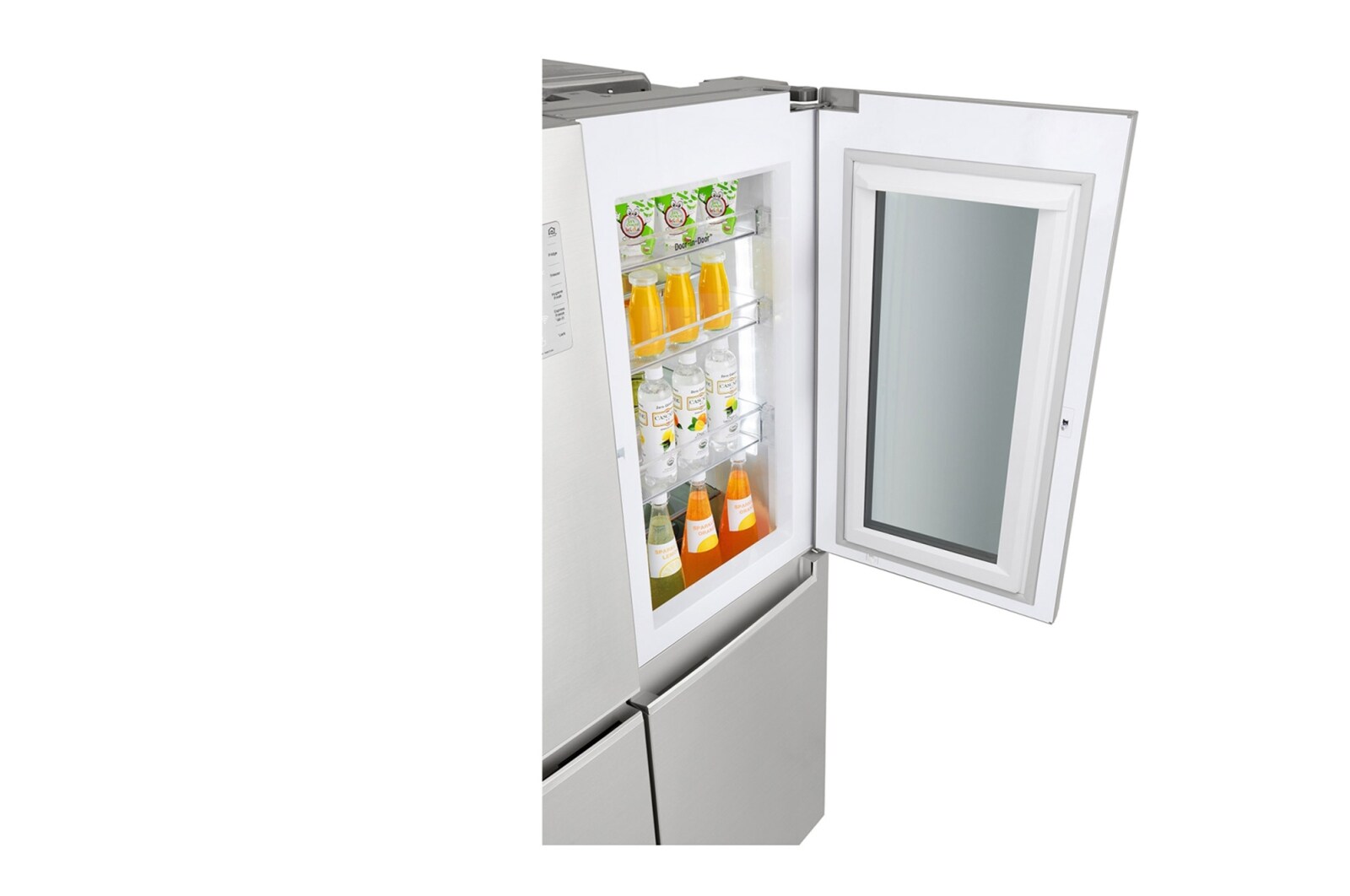 LG 626 л, Холодильник LG InstaView Door-in-Door, DoorCooling+, Инверторный Линейный компрессор, ThinQ, GC-Q247CADC