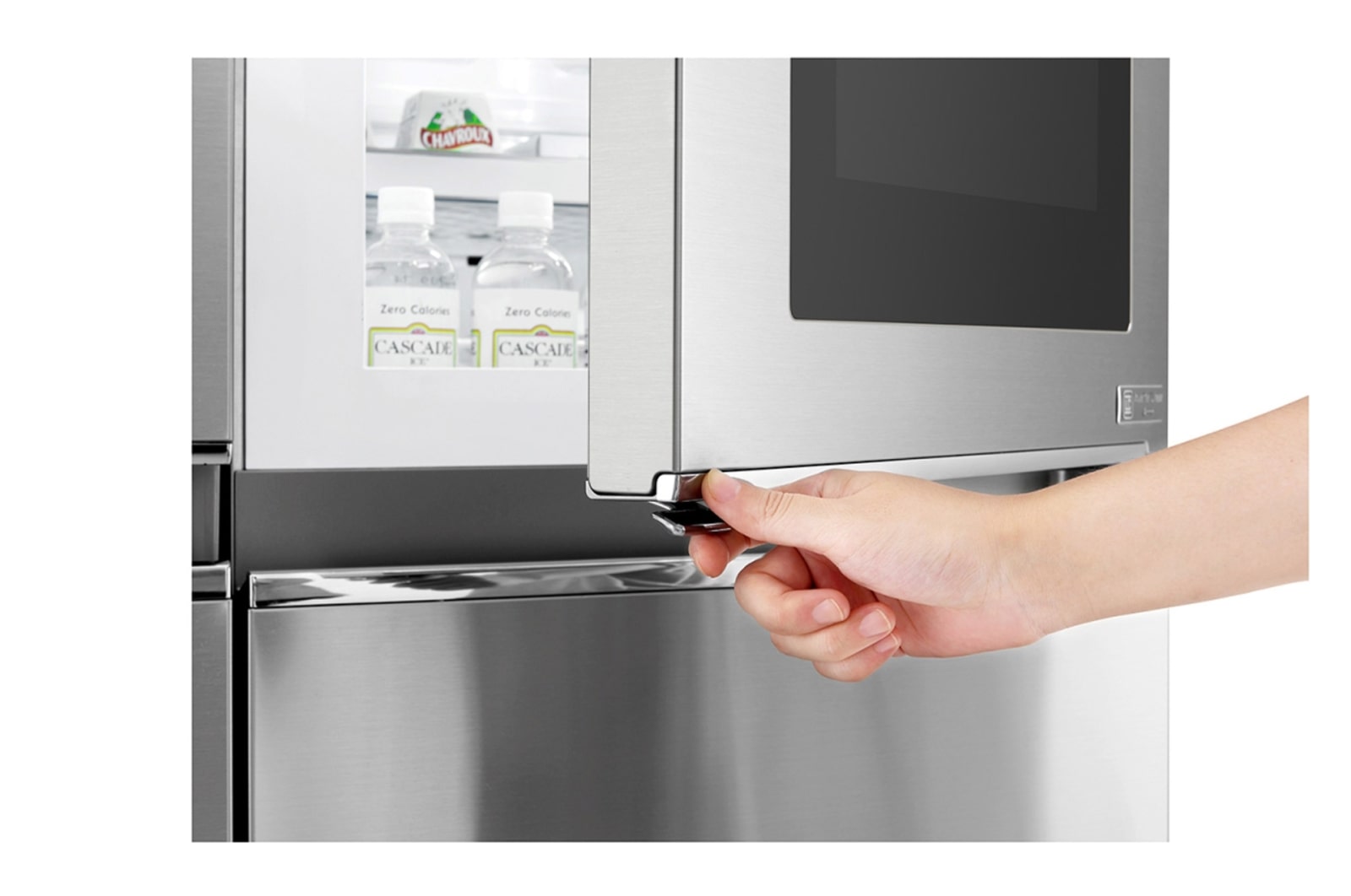 LG 626 л, Холодильник LG InstaView Door-in-Door, DoorCooling+, Инверторный Линейный компрессор, ThinQ, GC-Q247CADC